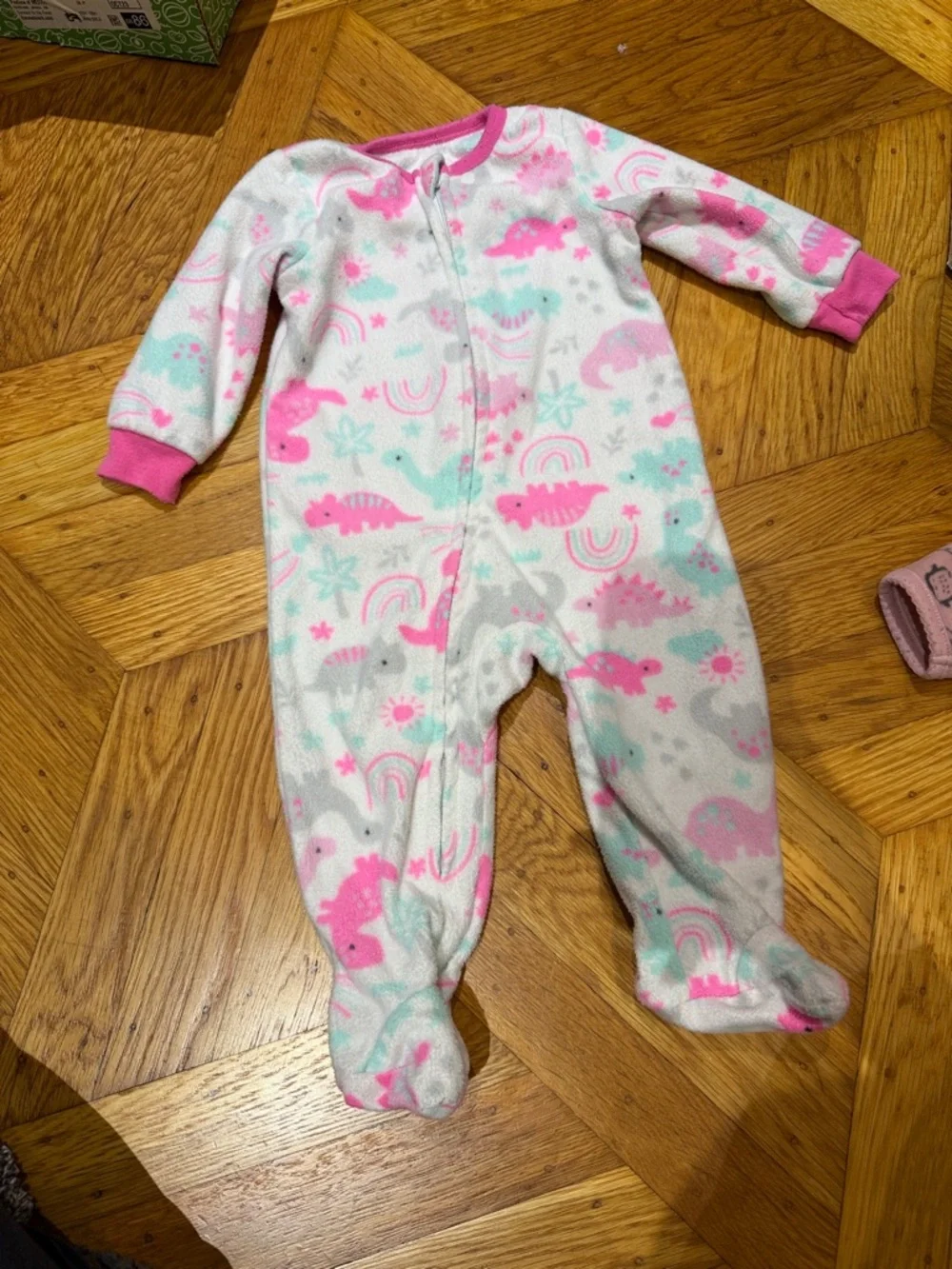 Fleece long sleeves onesie pajamas